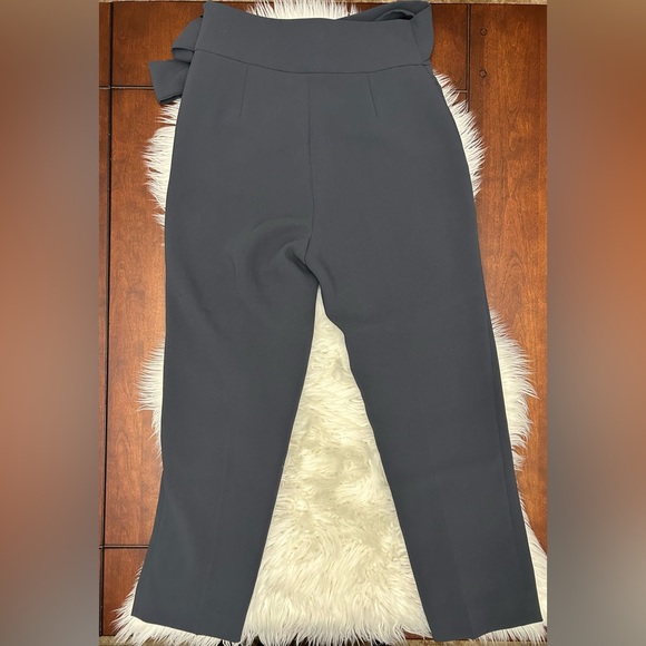 Aritzia Wilfred Size 8 Geneva Pant Tie Front Dress Grey - Picture 2 of 13